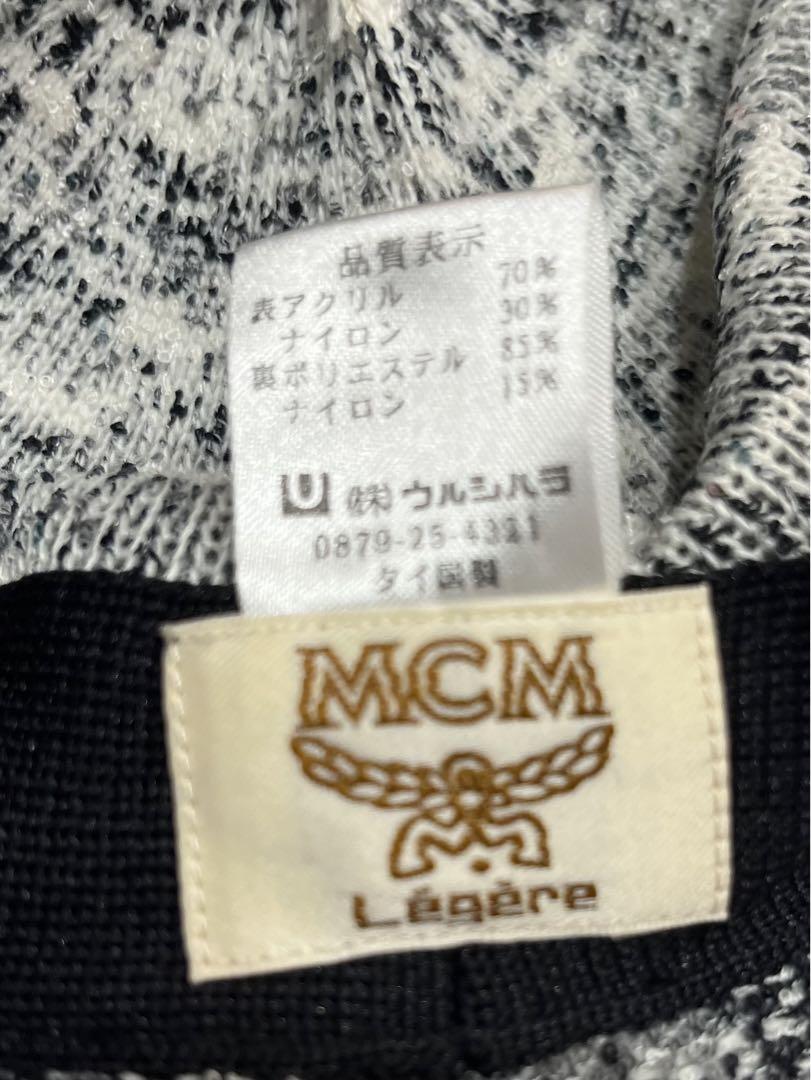 美品☆MCM エムシーエム バケットハット 帽子 ハット キャップ ロゴ
