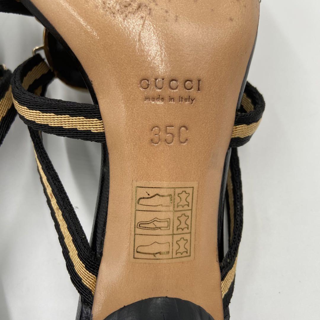 GUCCI グッチ ヒールサンダル 22〜22.5センチ 34