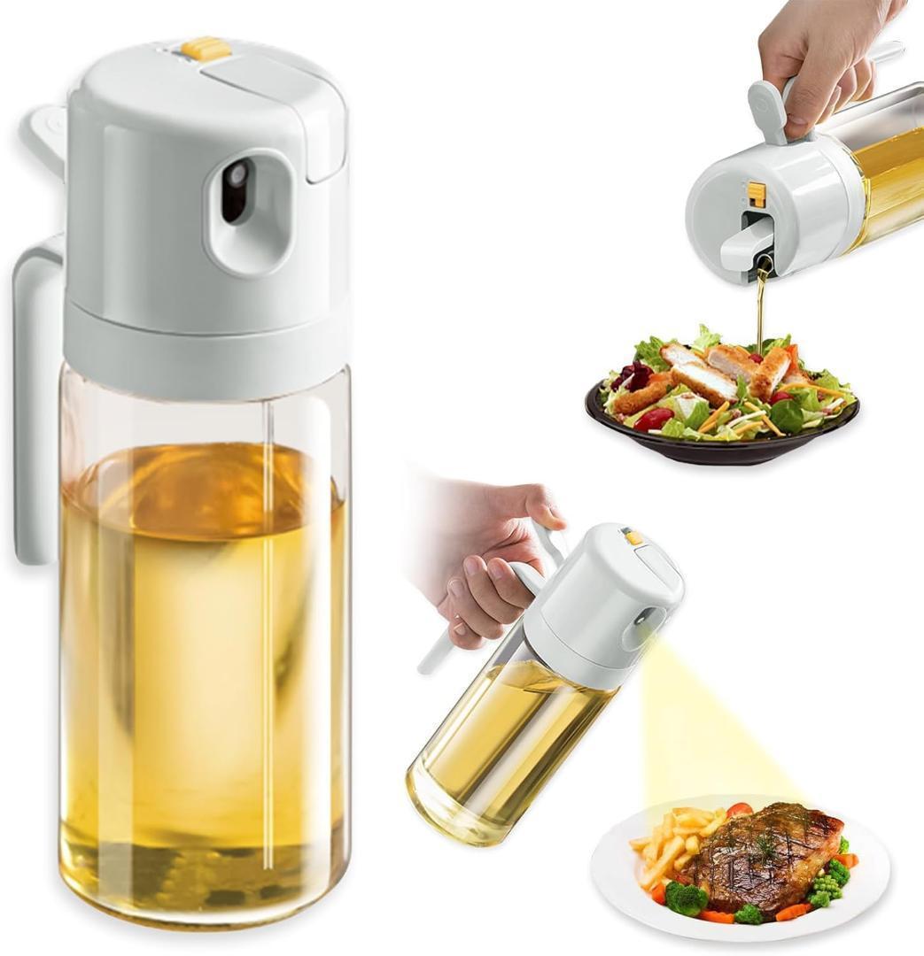 オイルスプレー 2in1 耐熱ガラスボトル 550ml