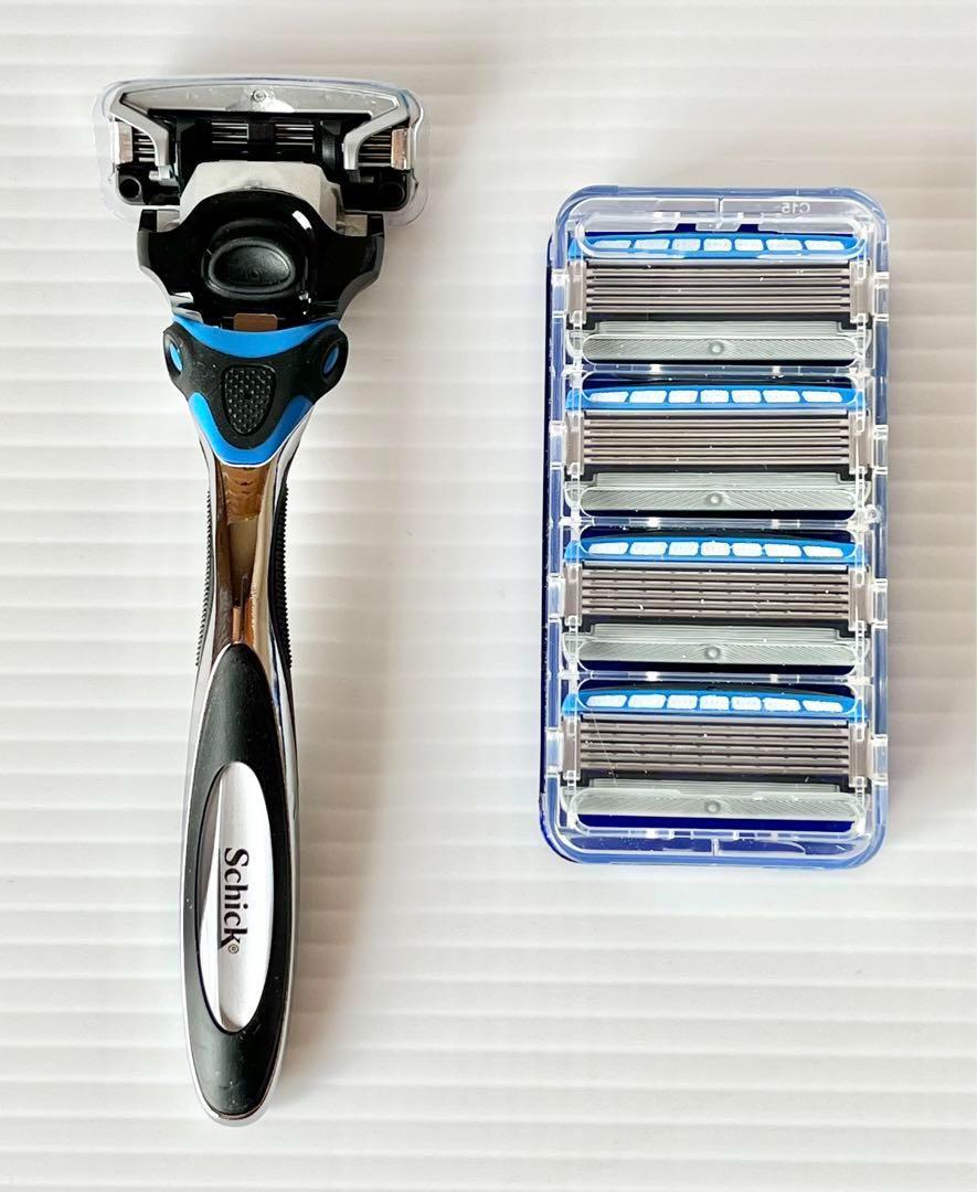 Schick 5枚刃 ハイドロ5 カスタム ハイドレート 本体+替刃5コ付
