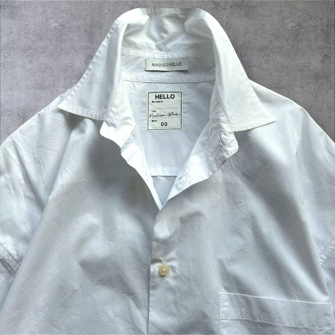 美品✨マディソンブルー J.BRADLEY シャツ コットン ホワイト 白