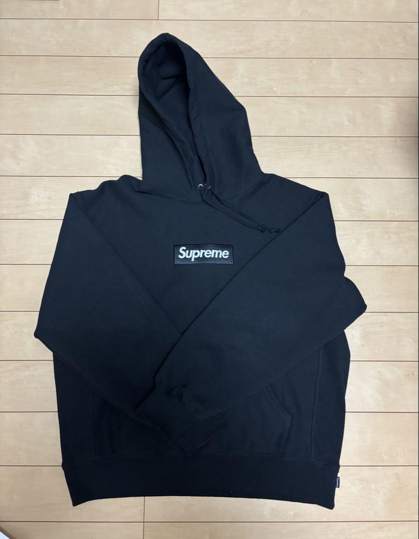 Supreme ボックスロゴパーカー ブラック 24fw Mサイズ