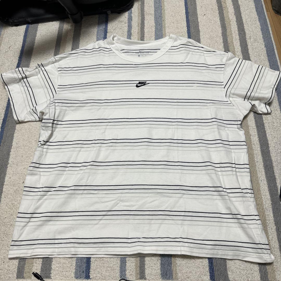 Nike ストライプ Tシャツ Lサイズ