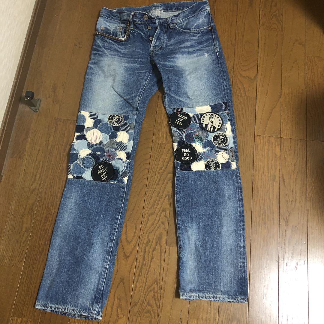 ヒステリックグラマー　　パッチワークデニム 28