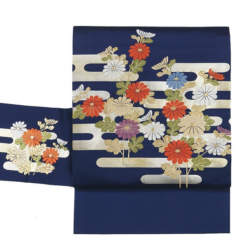 人気商品の入荷速報 入荷Now 絽 九寸 名古屋帯 作家物 夏用 25M51n（本麻 夏帯 撫子 手描き 着物・浴衣