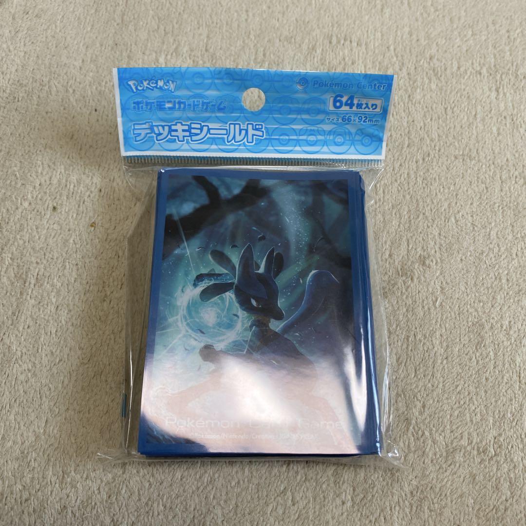 未開封】ポケモンカードゲーム デッキシールド ルカリオ 2種