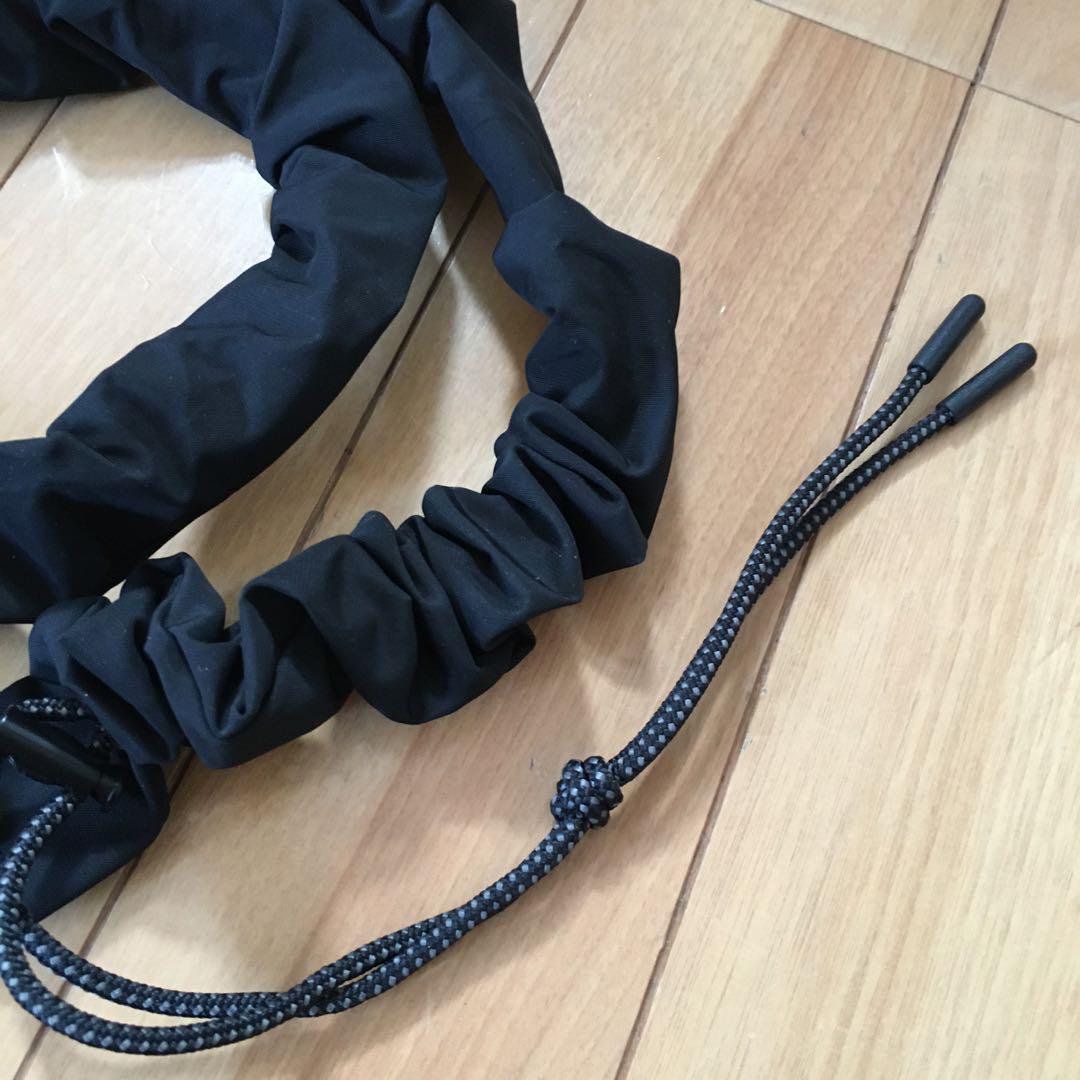 トポロジー バンジーストラップ 黒 Bungee Strap / Black Satin【ストラップ単体】 – Topologie