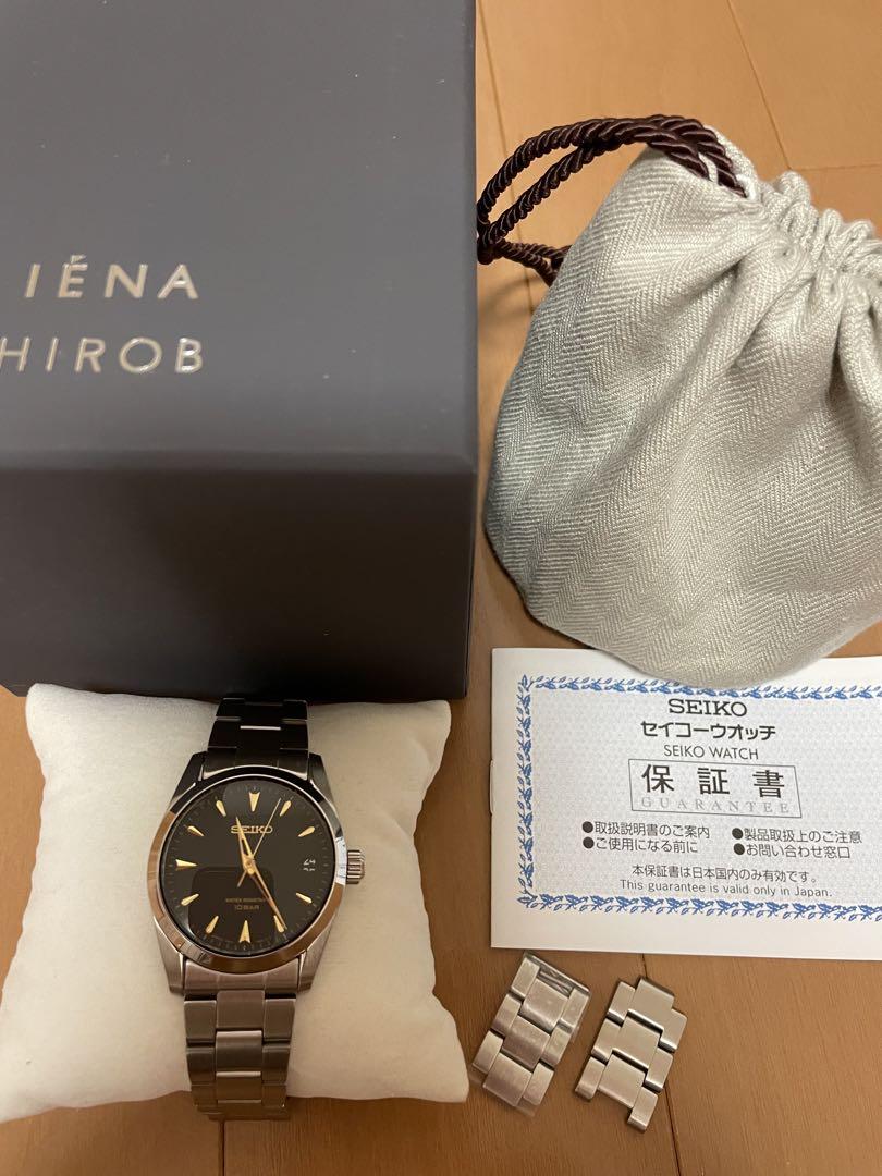 IENA  SEIKO Exclusive IENA*HIROB (Black)生活強化防水10気圧