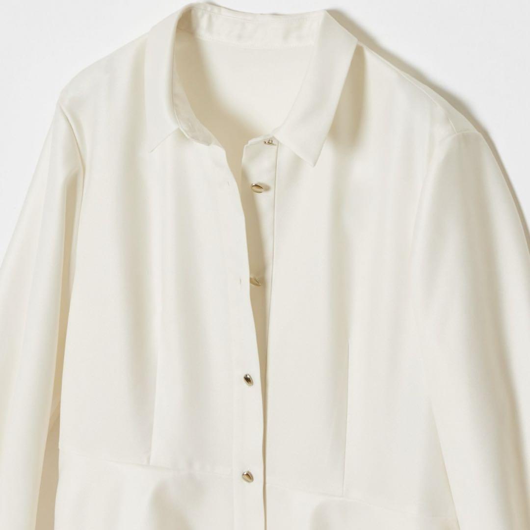 LOULOU WILLOUGHBYグロッシーツイルティアードワンピース