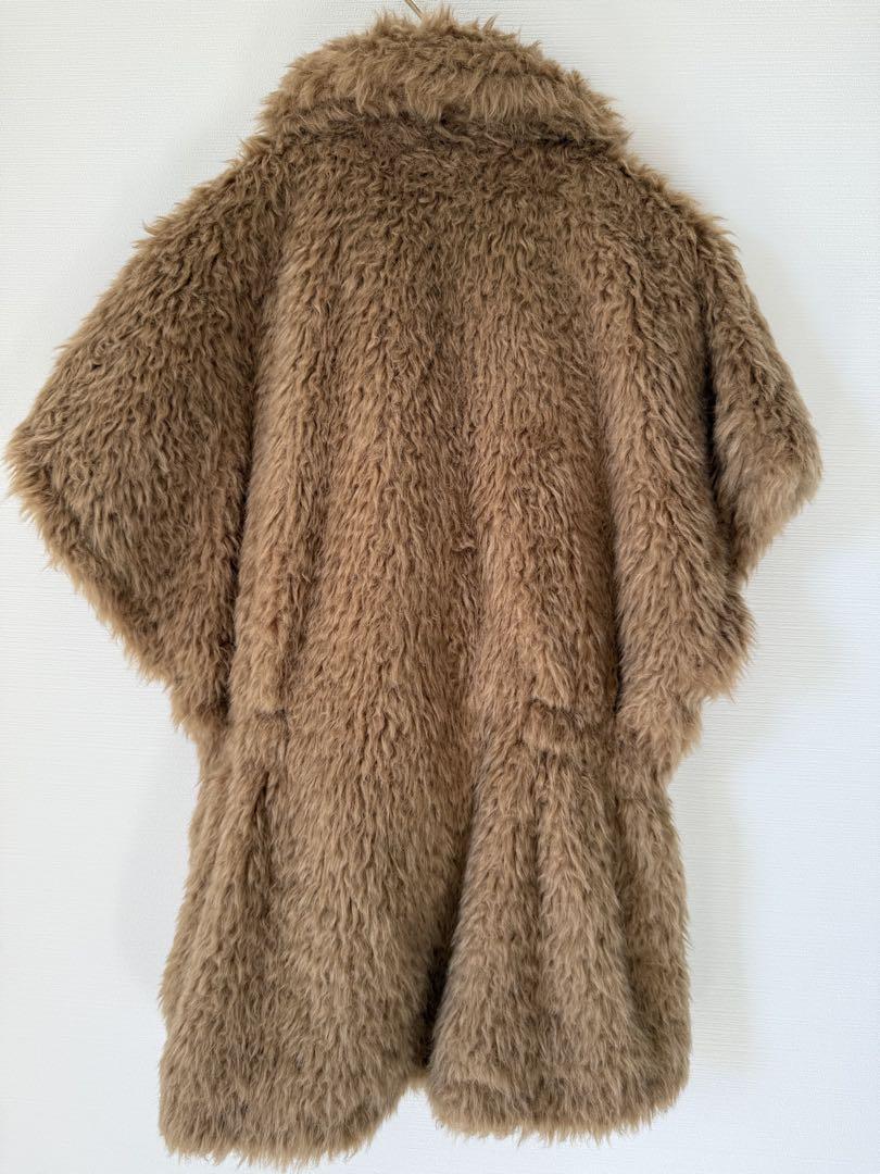 未使用品 UNITED ARROWS ボア ハーフスリーブ ベストBEIGE