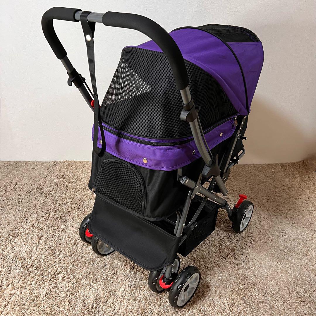 ペットカート 対面式折りたたみ組立簡単 工具不要  犬 小型犬 猫2way