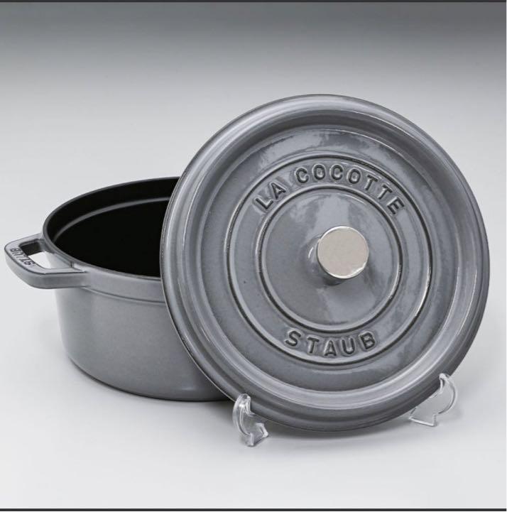 ストウブ Staub ピコ ココット ラウンド 24cm グラファイトグレー slyg