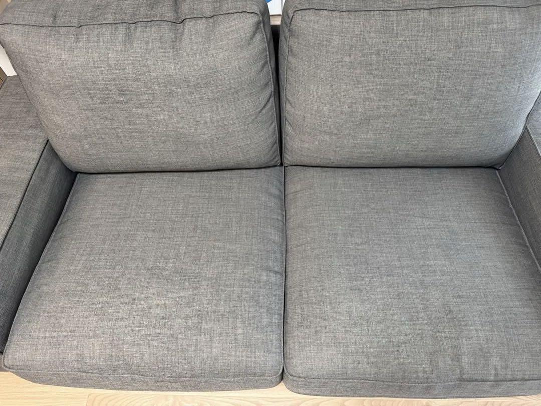 IKEA KIVIK 2人掛け ソファ　グレー