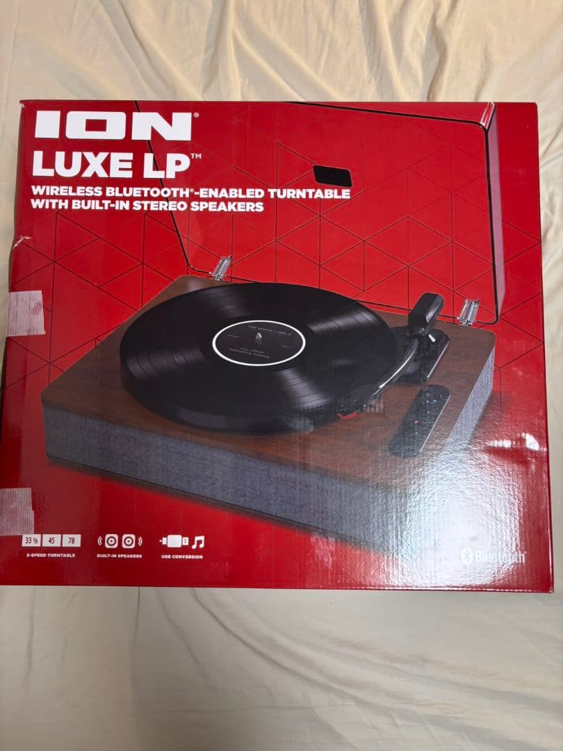 ION/アイオン レコードプレーヤー luxe LP 本体 ブラウン