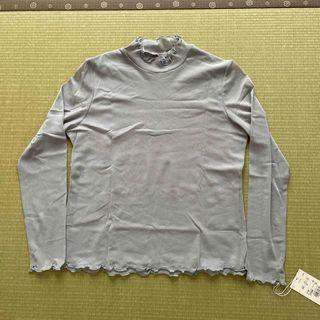 グレー 長袖 Tシャツ フリルネック 10,000円