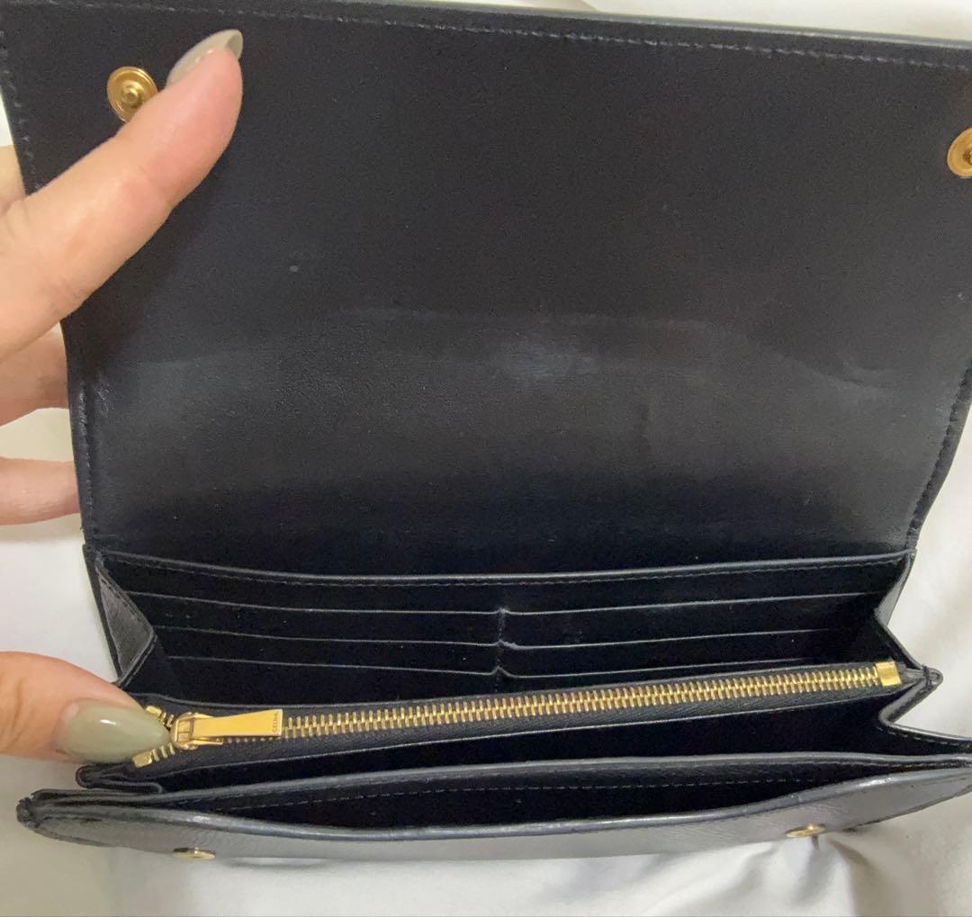 CELINE ブラックレザー 長財布