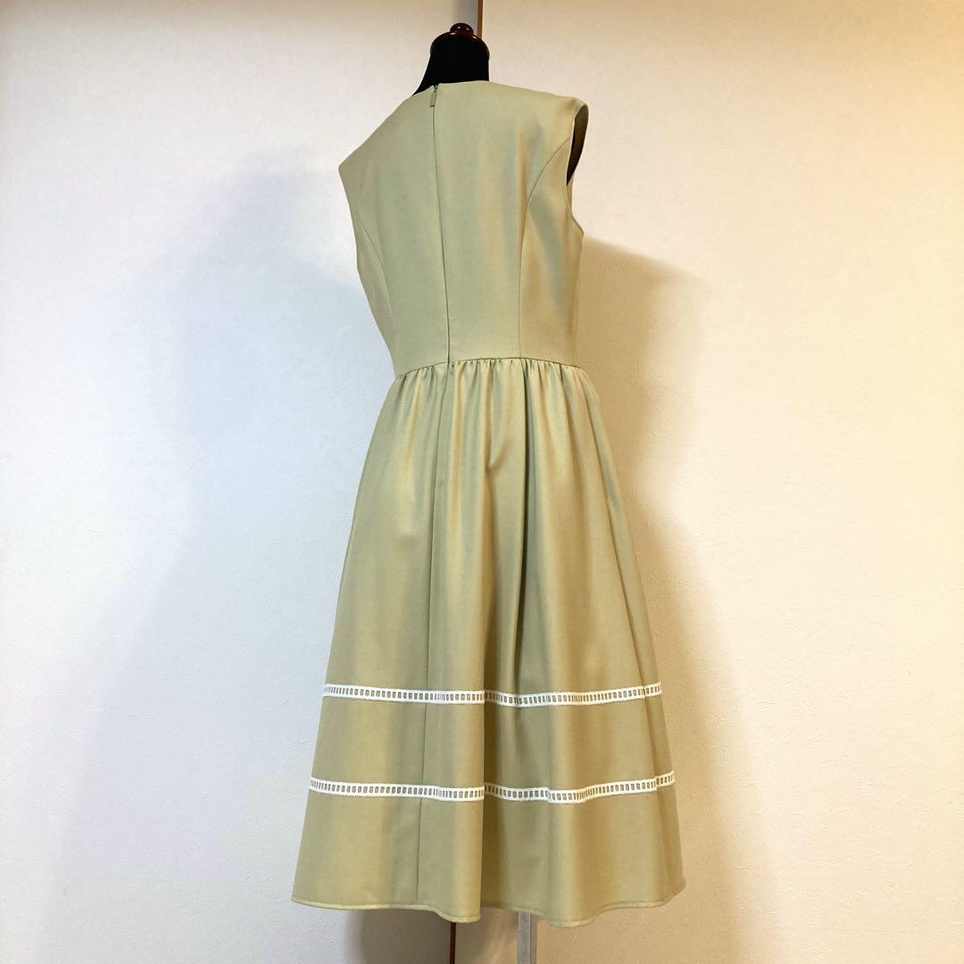 美品♡Rene ミモレ丈ドレス　38 36