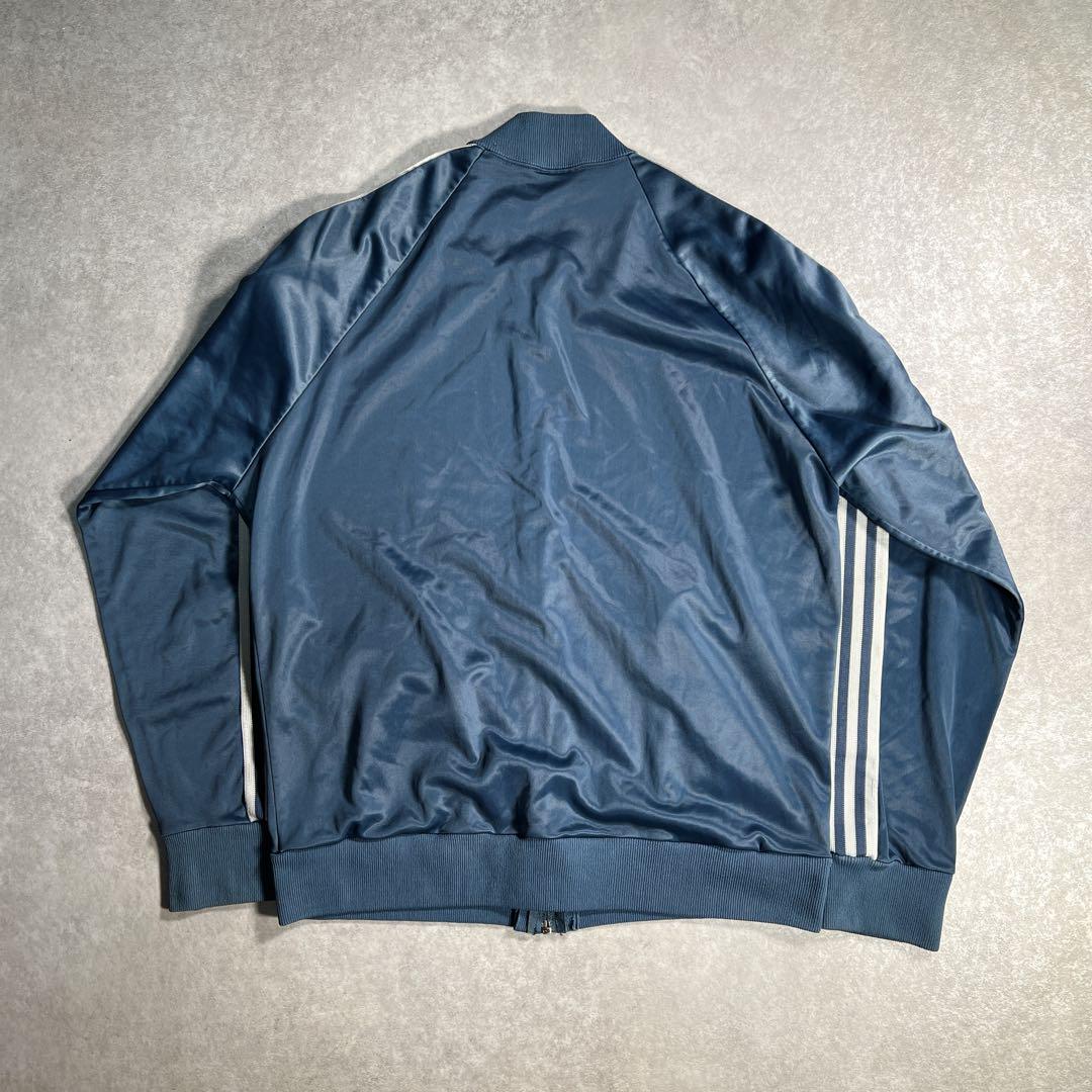 80s adidas ATPトラックジャケット ジャージ ブルーグレー