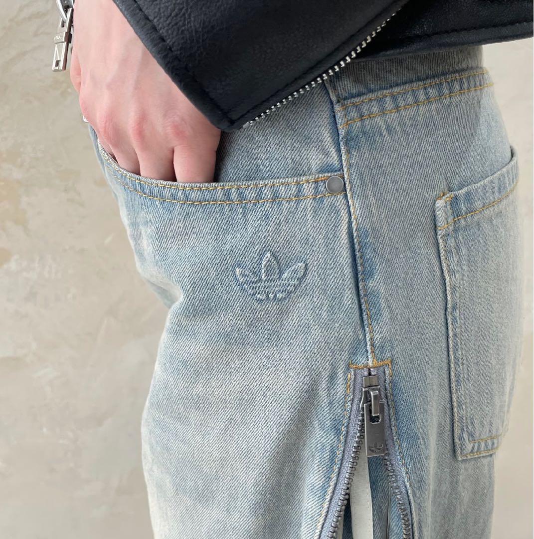 adidas アディダス DENIM ZIP PANT サイズ28