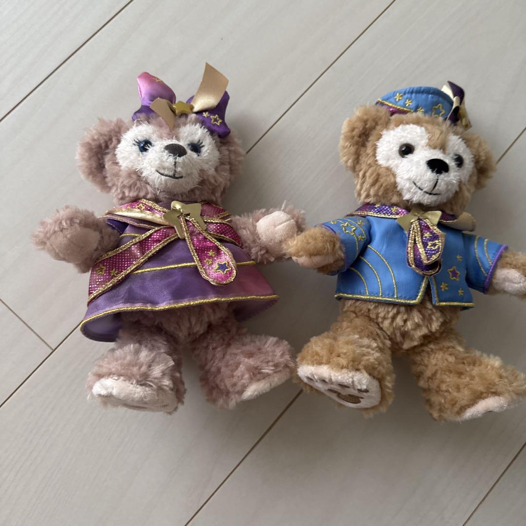 《TDR限定品》ポージープラッシー2個セット✴︎ダッフィー♡シェリーメイ