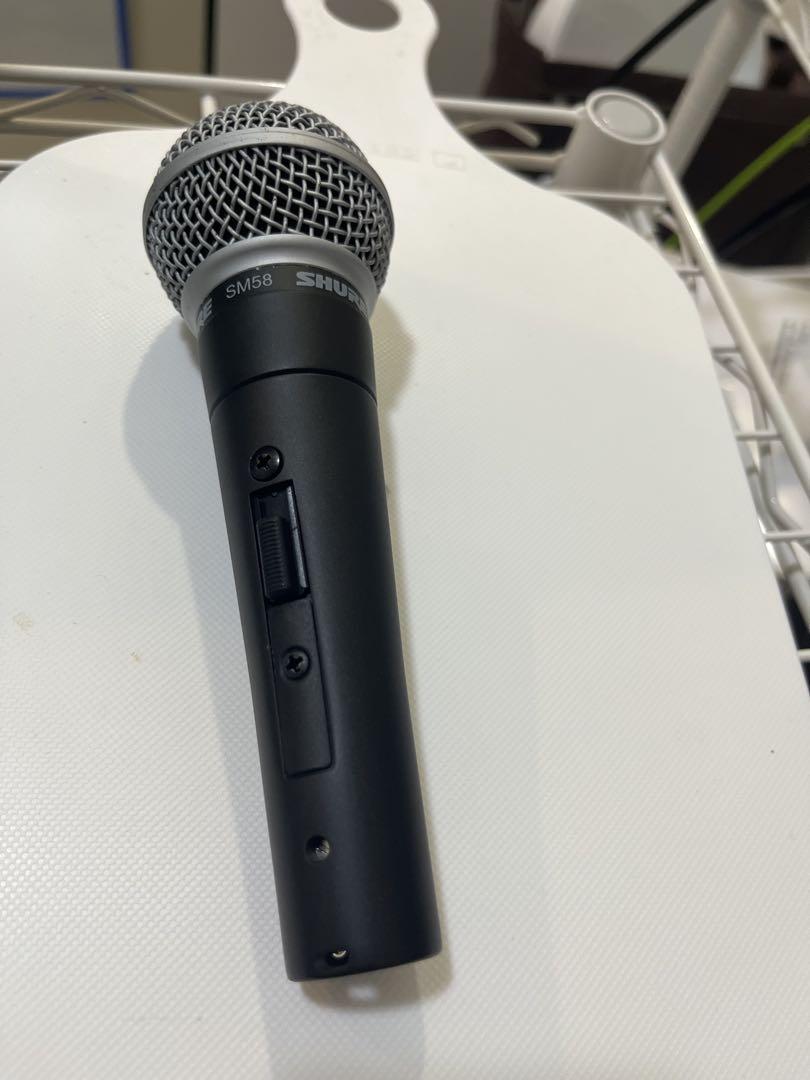 SHURE SM58 ダイナミックマイク ON/OFFスイッチ付き