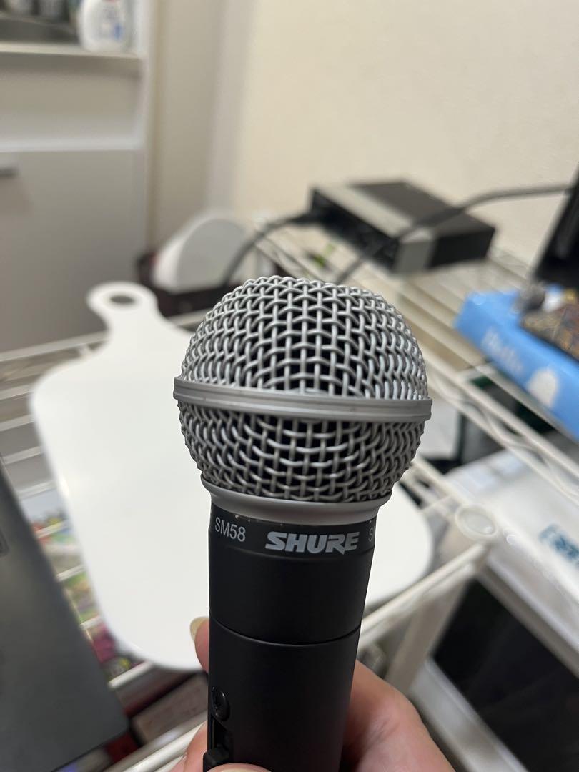 SHURE SM58 ダイナミックマイク ON/OFFスイッチ付き