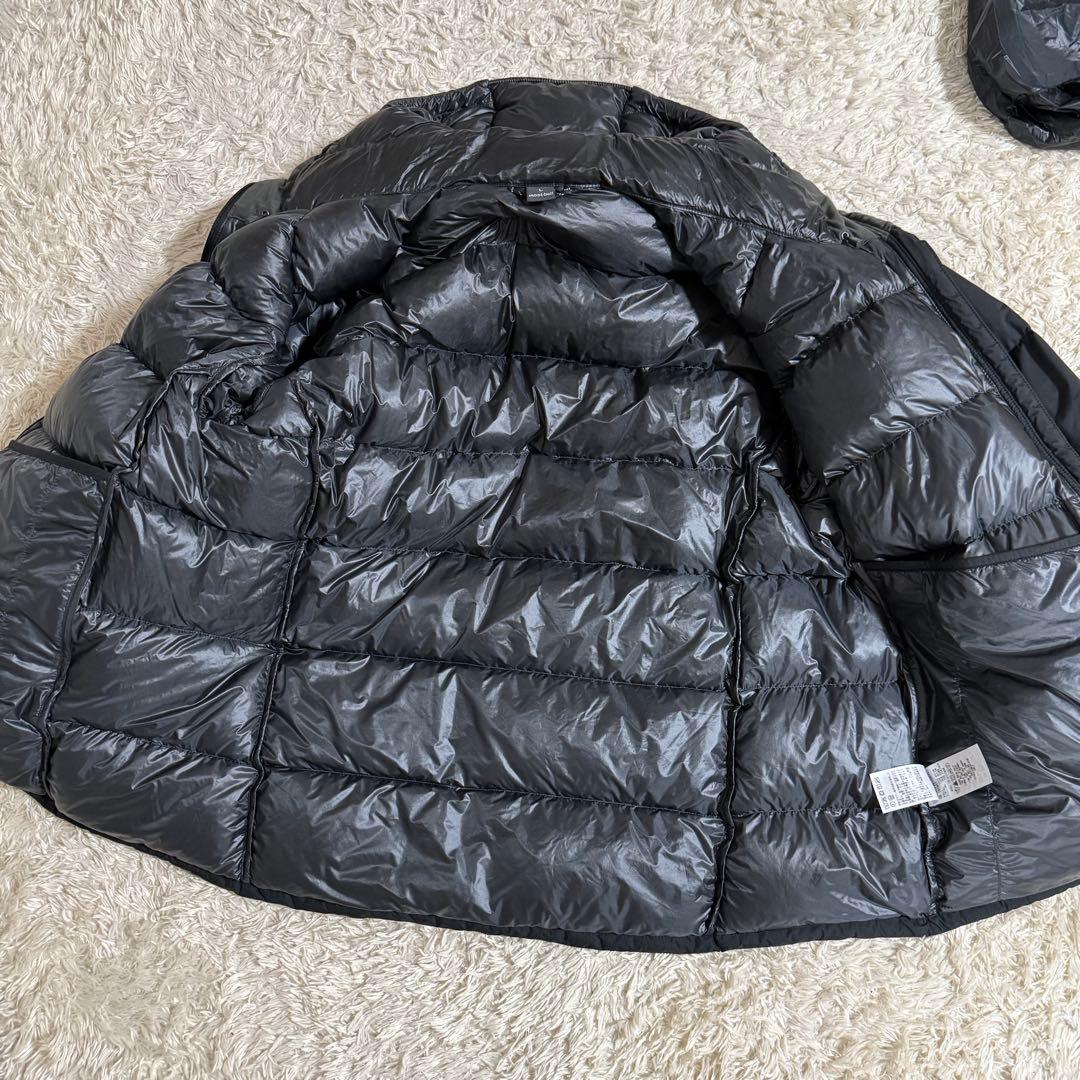 モンベル パーマフロストダウンパーカ ドローコード ブラック メンズL