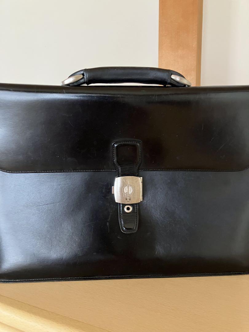 DUNHILLダンヒル ビジネスバッグ　レザーブラック