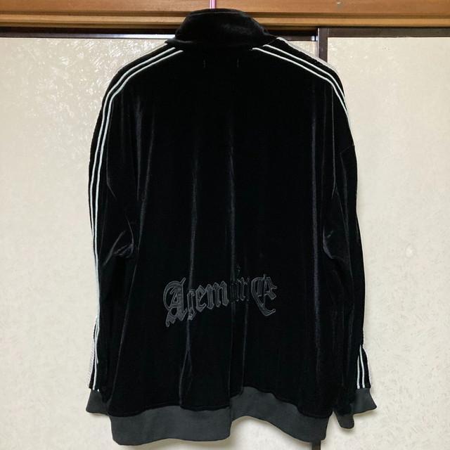 A'GEM/9 ベロアジャケット 黒 フリーサイズ