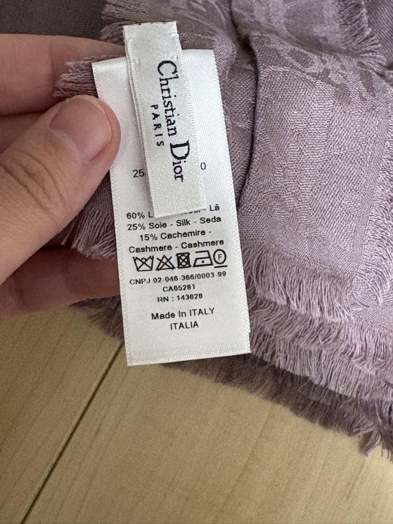 Dior トロッター ストールマフラー（ピンク） 小物