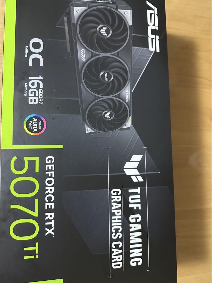 グラフィックボード・グラボ・ビデオカード ASUS TUF Gaming GeForce RTX 5070 Ti