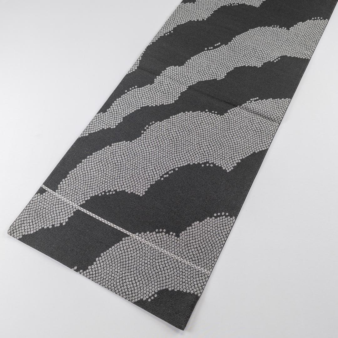 R7SK1388 袋帯 洒落袋帯 疋田文様 モダン お洒落 モノトーン 六通柄 R7SK1388 袋帯 洒落袋帯 疋田文様 モダン お洒落 モノトーン 六通柄