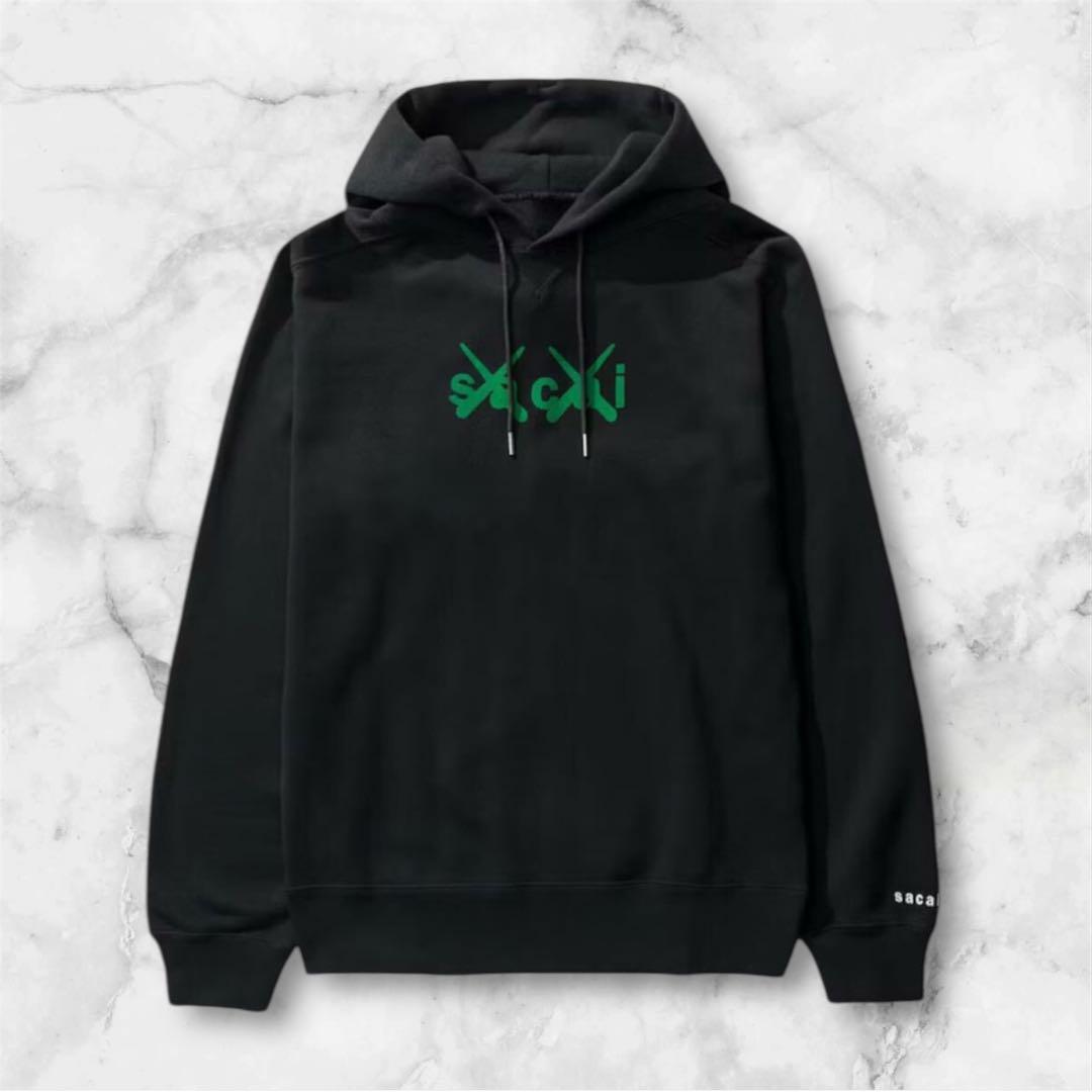 【新品未使用・タグ付き】Sacai x KAWS パーカーサイズ4 XL相当