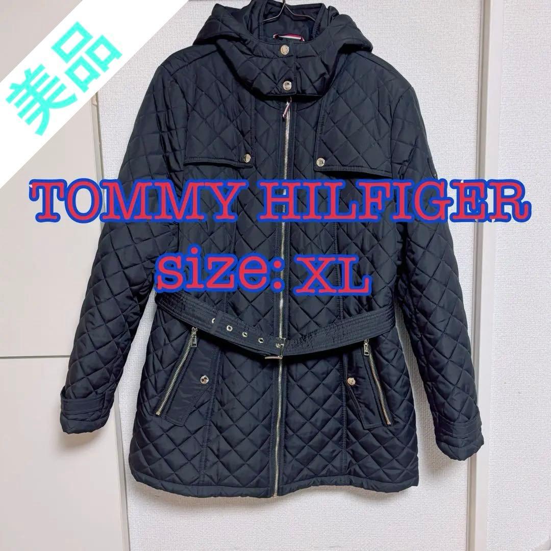TOMMY HILFIGER トミーヒルフィガー フード付き コート XLXL LL TOMMY HILFIGER