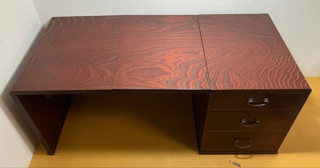 【家具】文机 折りたたみ式 古道具 ヴィンテージ 昭和レトロ 【家具】文机 折りたたみ式 古道具 ヴィンテージ 昭和レトロ