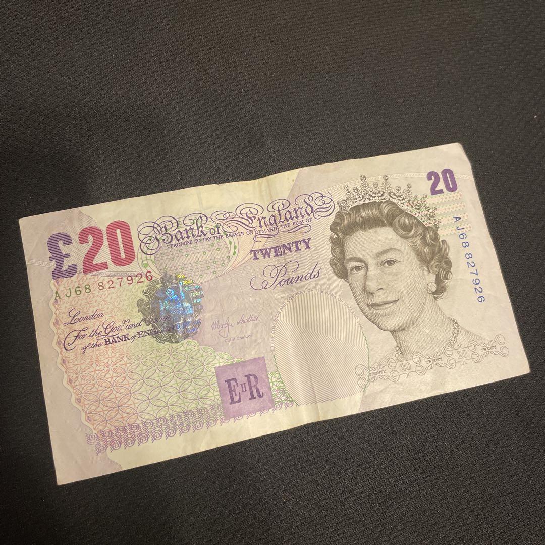 旧紙幣 イギリス ポンド 20 イギリス 英国 旧紙幣 20ポンド札