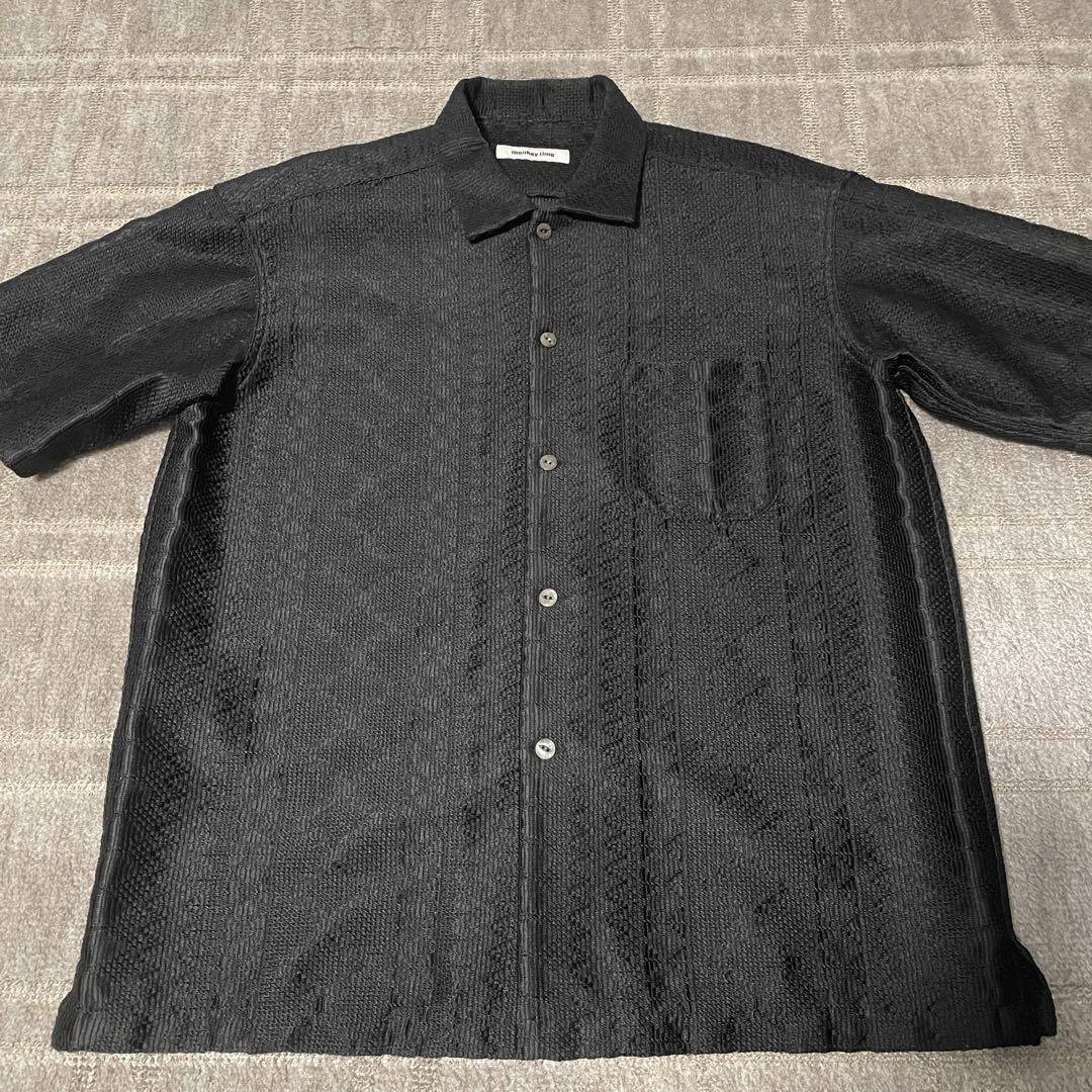 【極美品】monkey time MT RASCHEL LACE SHIRT