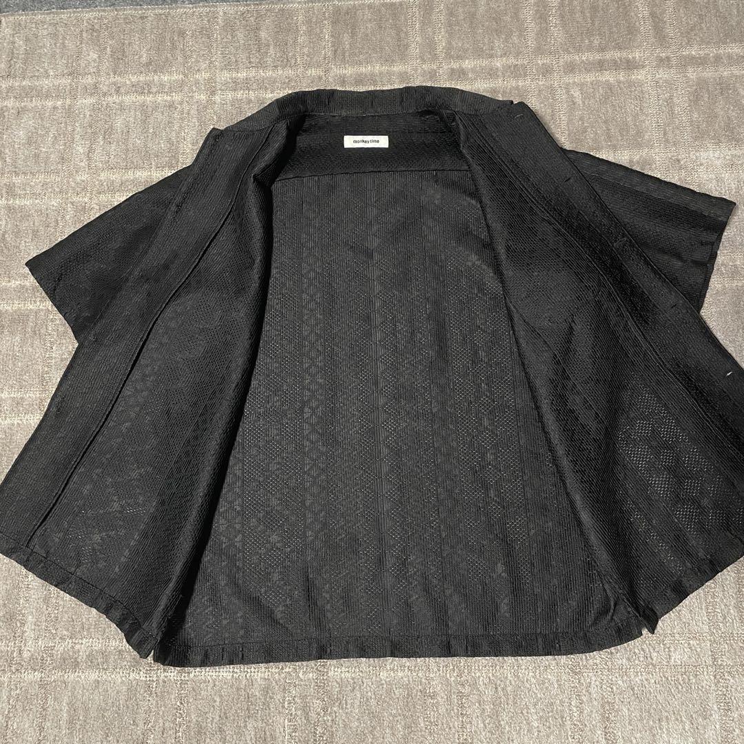 【極美品】monkey time MT RASCHEL LACE SHIRT
