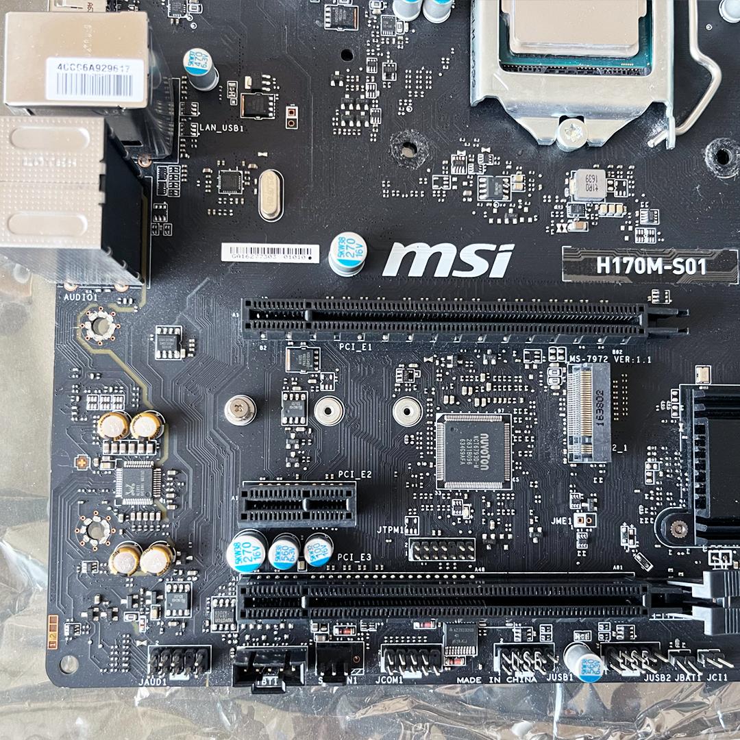 Intel Core i7-6700 + H170 + DDR3メモリ CPU