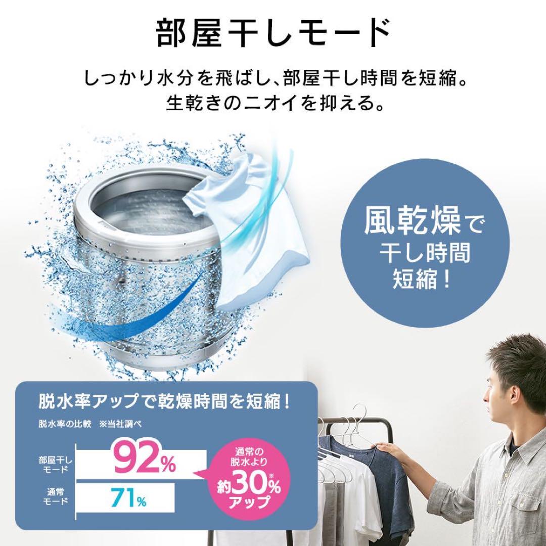 (7月25日廃棄)アイリスオーヤマ 洗濯機 5.0kg ホワイト 一人暮らし