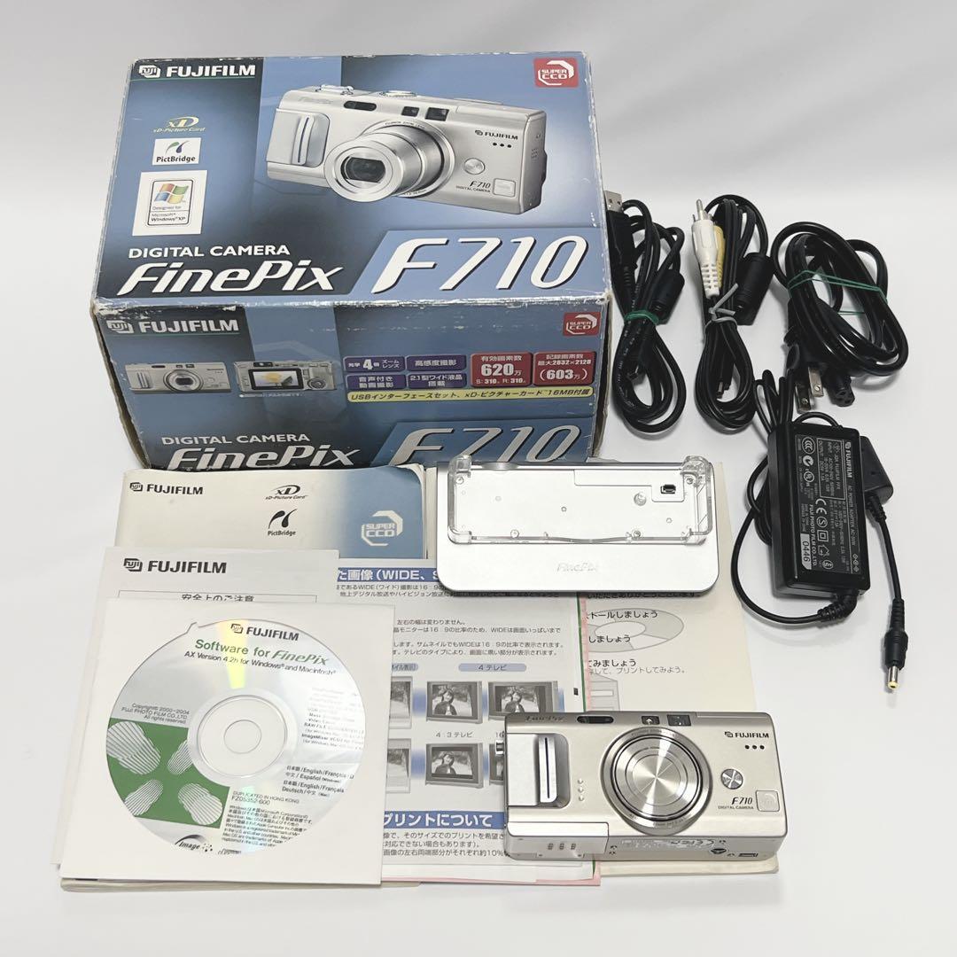 FUJIFILM FinePix F710 デジタルカメラ　動作品　アダプタ付 Yahoo!オークション - FUJIFILM FinePix F710 F810 動作品 2機