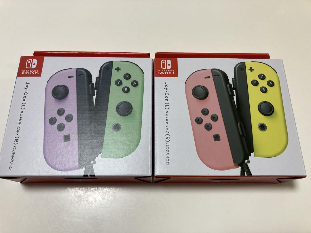 再再販！ 【まあ】Switch Joy-Con パステルパープル&パステルイエロー