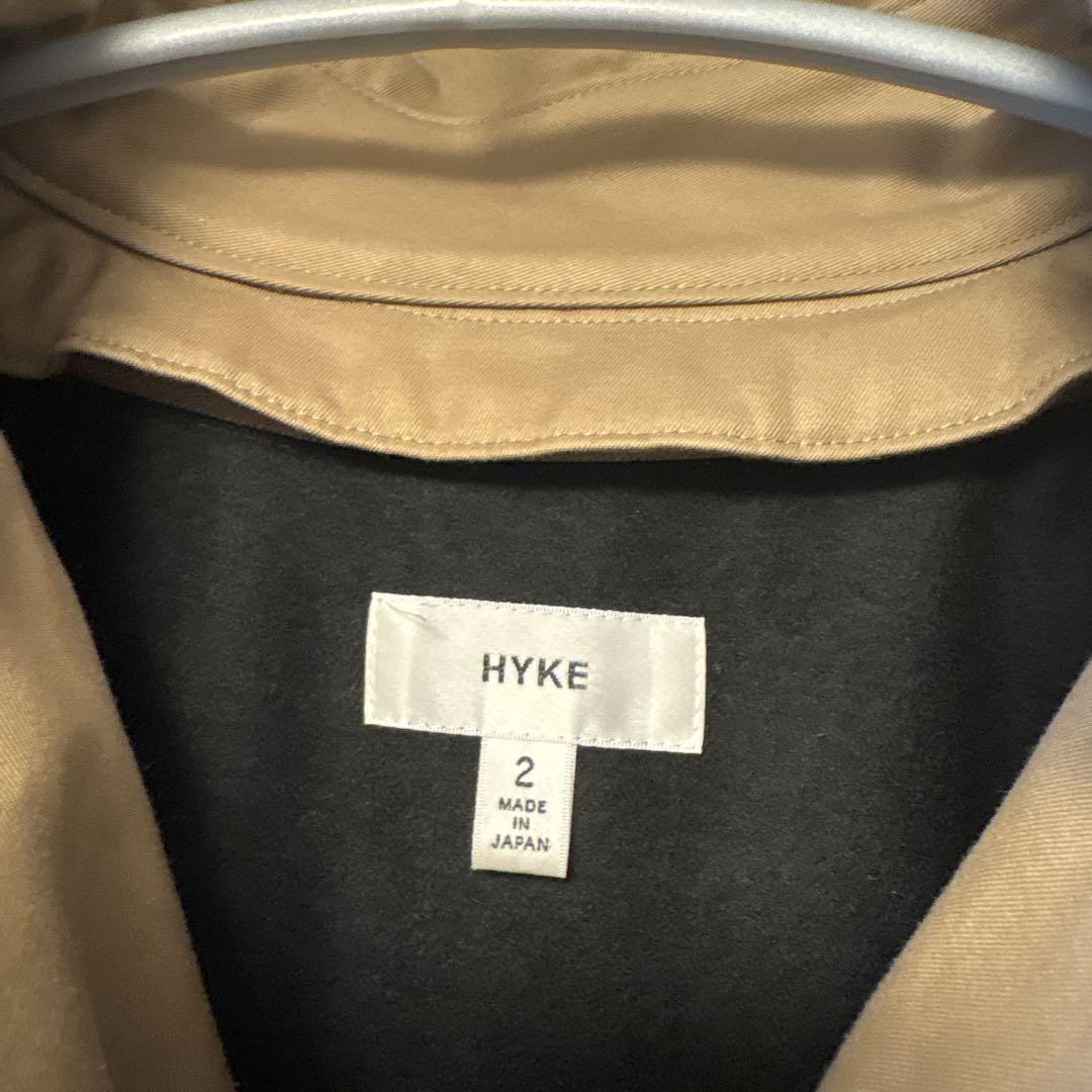 HYKE ベージュ トレンチコート サイズ2