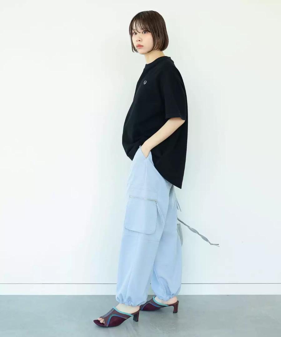 FRED PERRY × Ray BEAMS メッシュコットンTシャツ