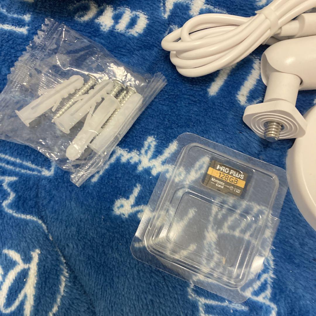 防水仕様5Gデュアルレンズ防犯カメラ ソーラーパネル付き128GB付き