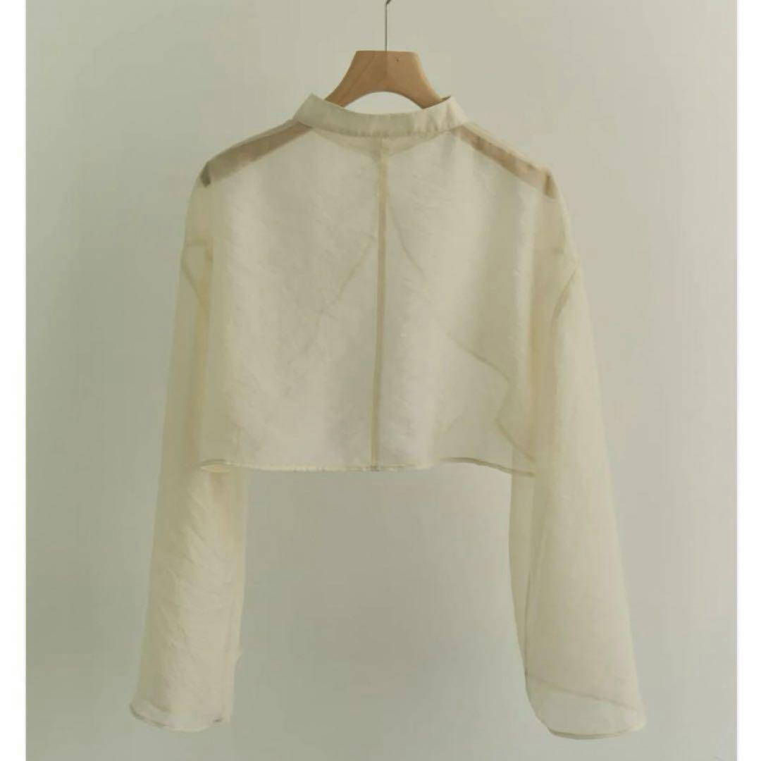 トップス Eaphi  volume sleeve sheer blouse volume sleeve sheer blouse | ファッション通販サイト NUGU