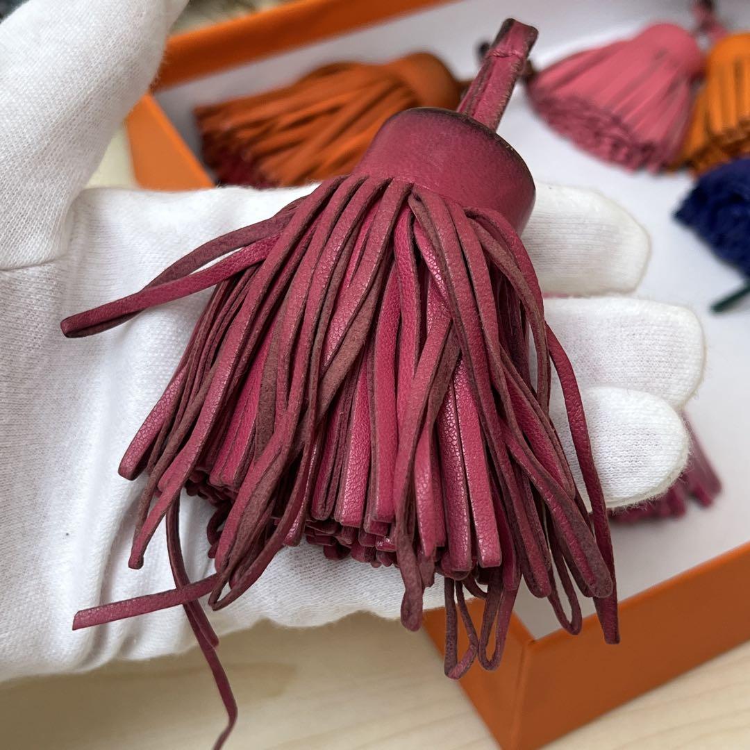 HERMES エルメス カルメン ウノドス レザー チャーム まとめ売り