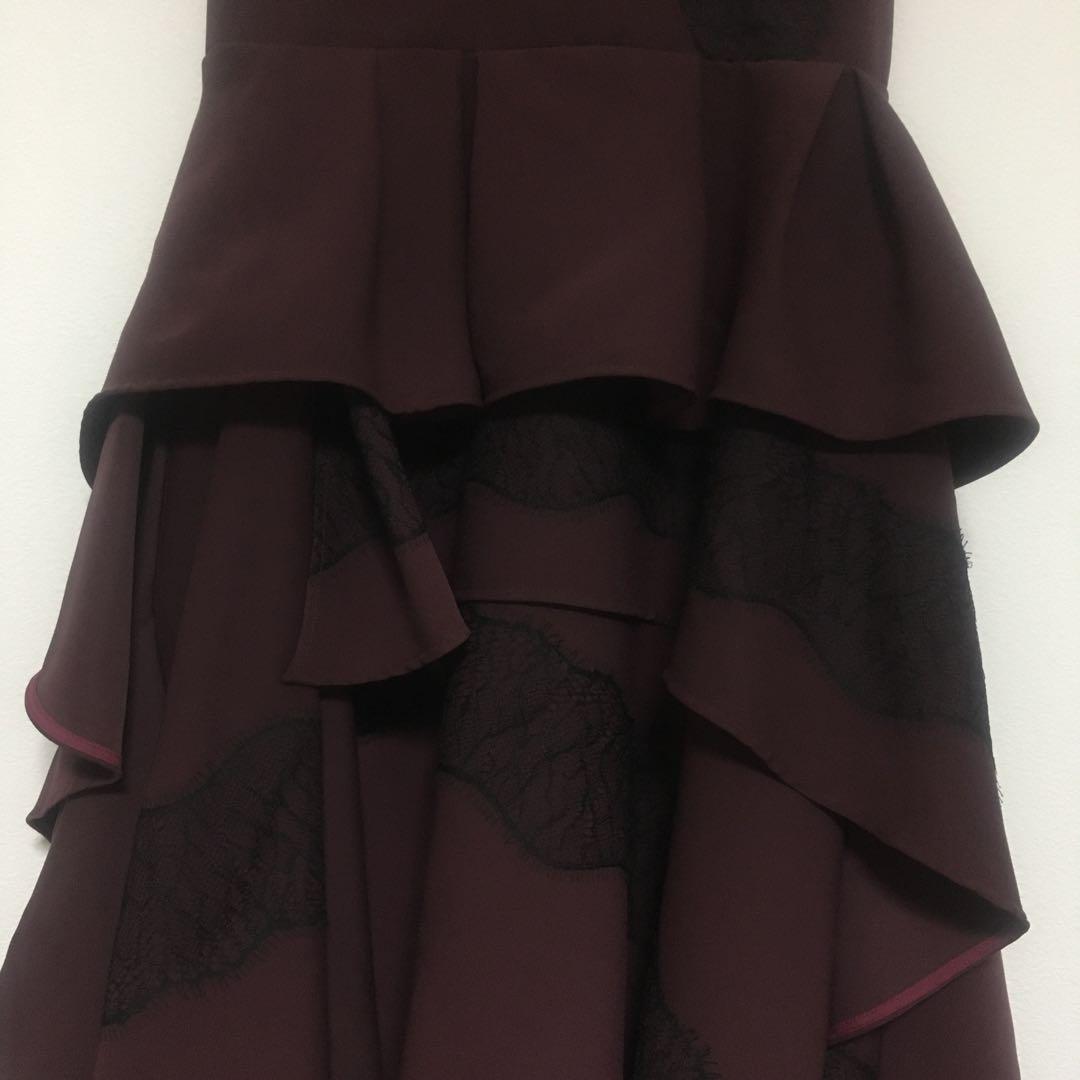 【激安通販 オンラインショップ】日用品 美品】adeam×naomi 2 ノースリーブティアードドレス osaka スーツ・フォーマル・ドレス