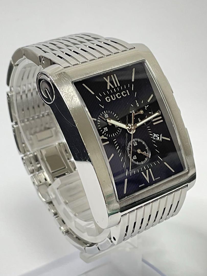 【ジャンク品】GUCCI クロノ 8600M QZ メンズクオーツ腕時計
