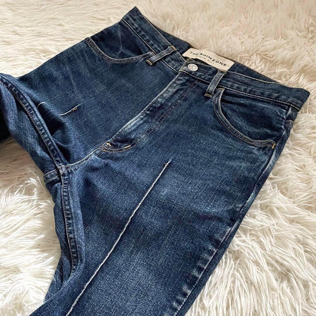 ザシンゾーン デニムパンツ フレアパンツ ブーツカット 34